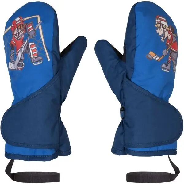 Ziener Ziener LEMMI-Z MINIS Детски ски ръкавици тип лапа, синьо, размер