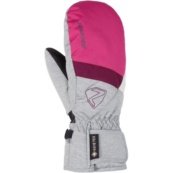 Ziener Ziener LEVIN GTX MITTEN JUNIOR Детски скиорски ръкавици, розово, размер