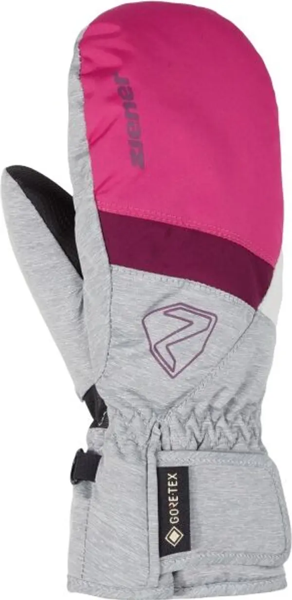 Ziener Ziener LEVIN GTX MITTEN JUNIOR Детски скиорски ръкавици, розово, размер