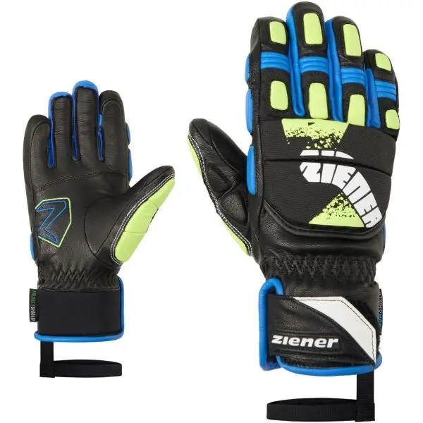 Ziener Ziener LONOS-Z RACE AS PR JUNIOR Детски ски ръкавици, черно, размер