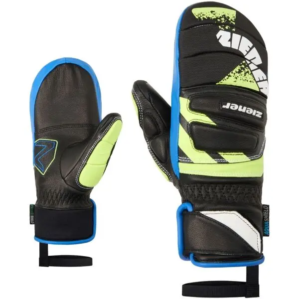 Ziener Ziener LOPAKI-Z RACE AS PR MITTEN JUNIOR Детски ски ръкавици тип лапа, черно, размер