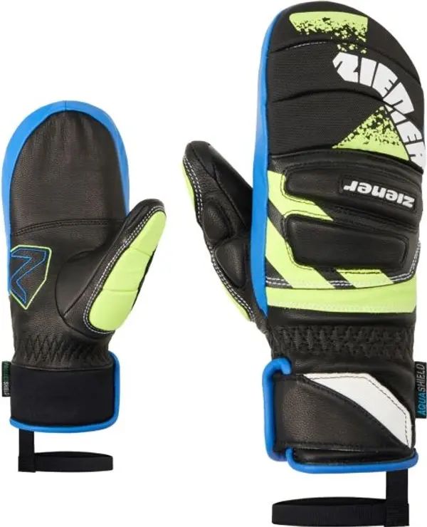 Ziener Ziener LOPAKI-Z RACE AS PR MITTEN JUNIOR Детски ски ръкавици тип лапа, черно, размер