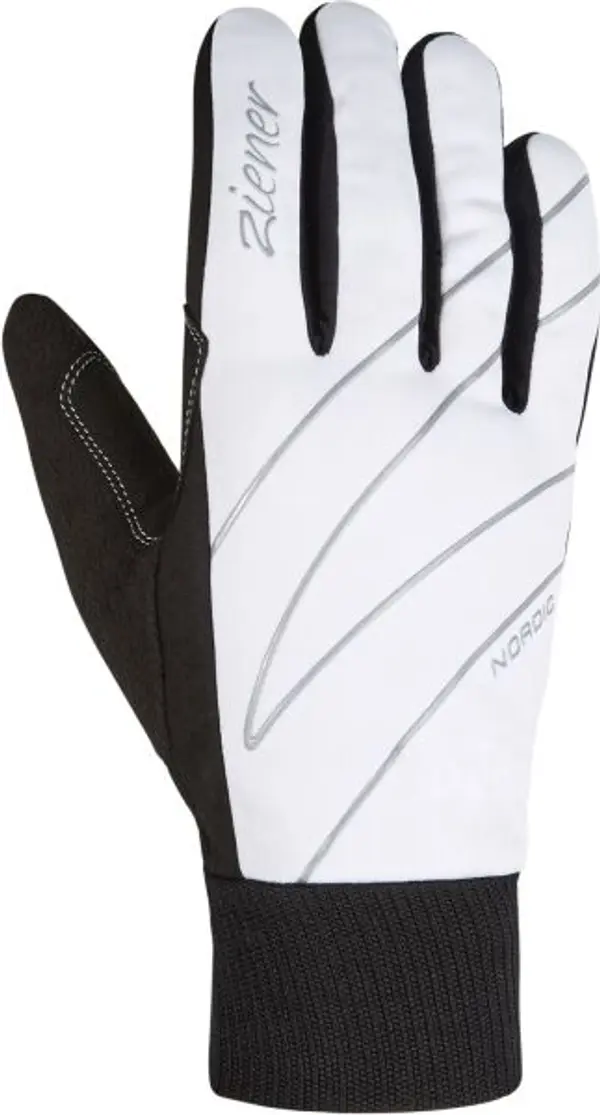 Ziener Ziener UNICA W Дамски ръкавици за ски бягане, бяло, размер