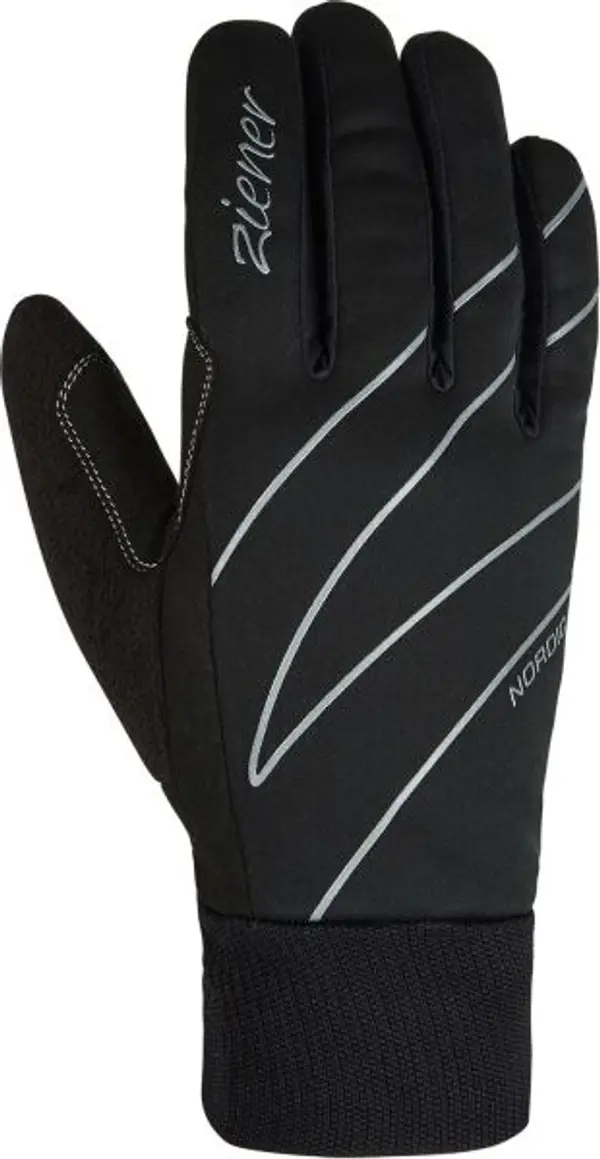 Ziener Ziener UNICA W Дамски ръкавици за ски бягане, черно, размер