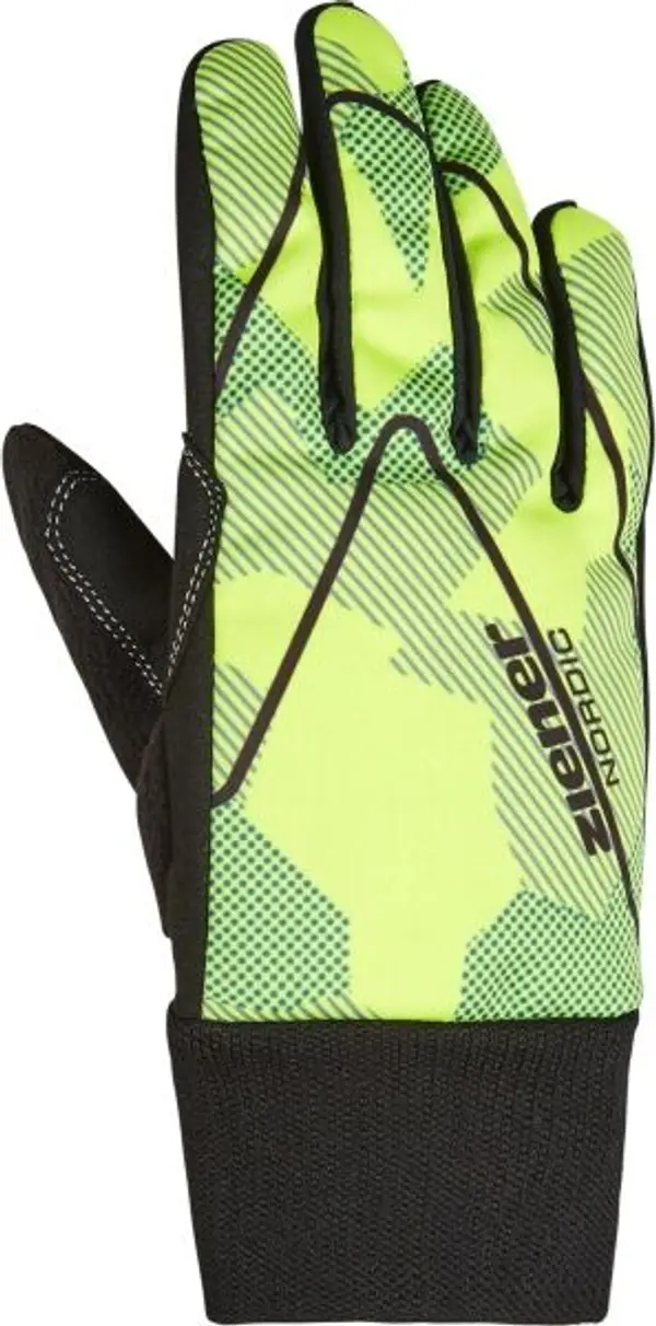 Ziener Ziener UNICO JR Детски ръкавици за ски бягане, светло-зелено, размер