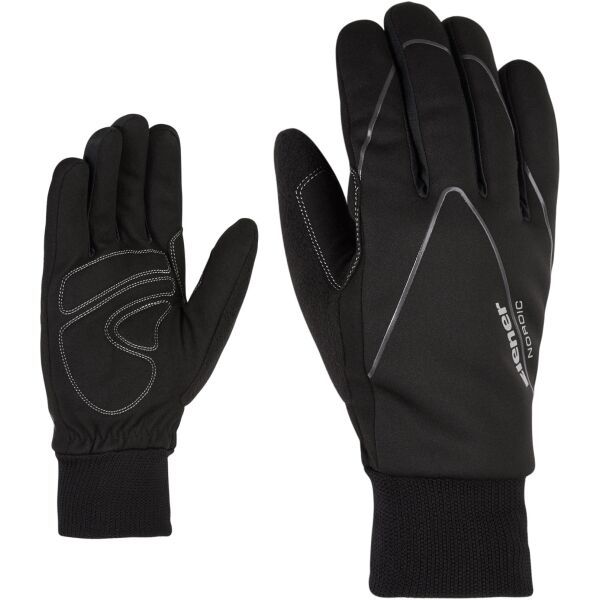 Ziener Ziener UNICO Мъжки ски ръкавици, черно, размер