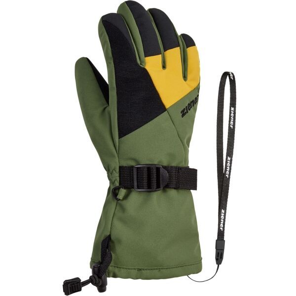 Ziener Ziener LANI GTX JR Детски ски ръкавици, тъмнозелено, размер 6