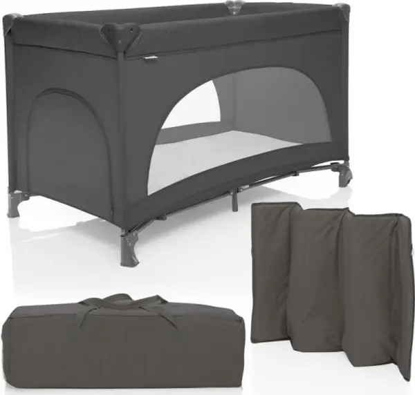 ZOPA ZOPA LELY Сгъваемото легло, тъмносиво, размер