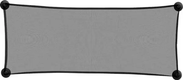 ZOPA ZOPA SUN SHIELD Слънчев сенник на задното стъкло, черно, размер