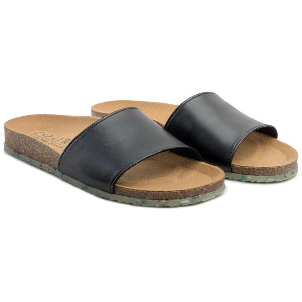 ZOURI ZOURI WAVE Дамски чехли, черно, размер