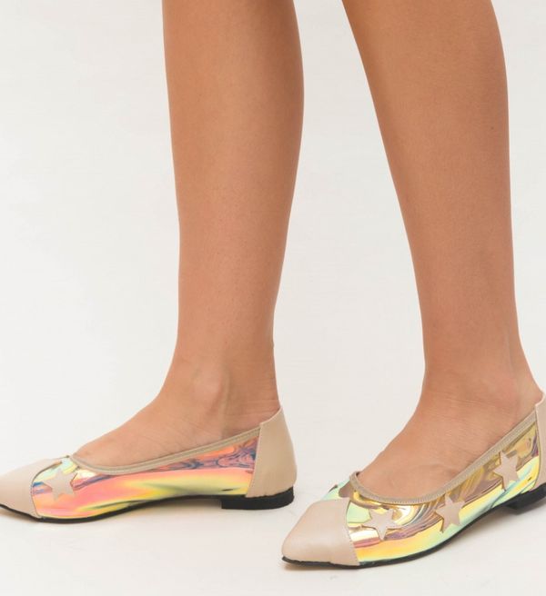 Exist Shoes Балерини Star Бежови