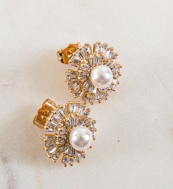 ANSTIL Бижута Fleurar Златни