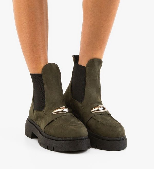 Wow Shoes Боти Aenzza Каки