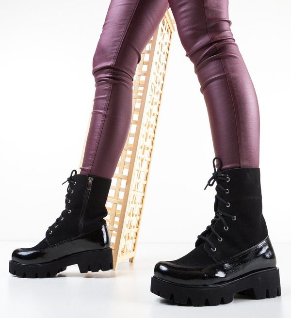 Exist Shoes Боти Alabina Черни