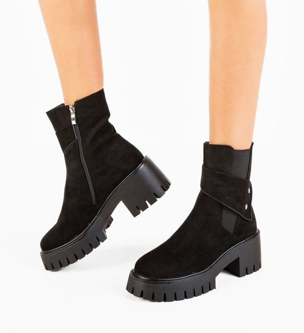 Mei Боти Argent Черни