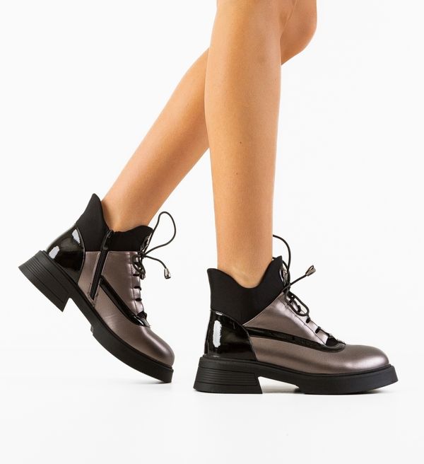 Carolie Боти Bahban Сив