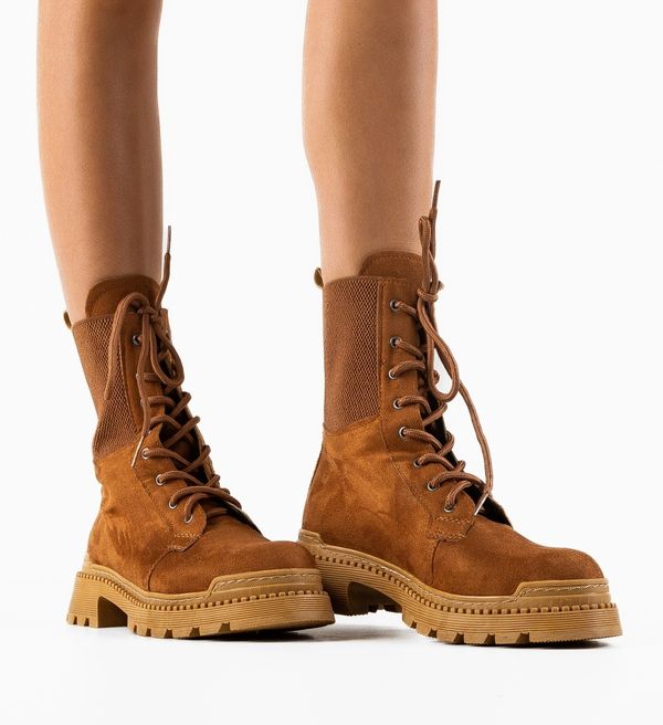 Exist Shoes Боти Busaw Камел