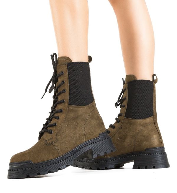 Exist Shoes Боти Busaw Зелени