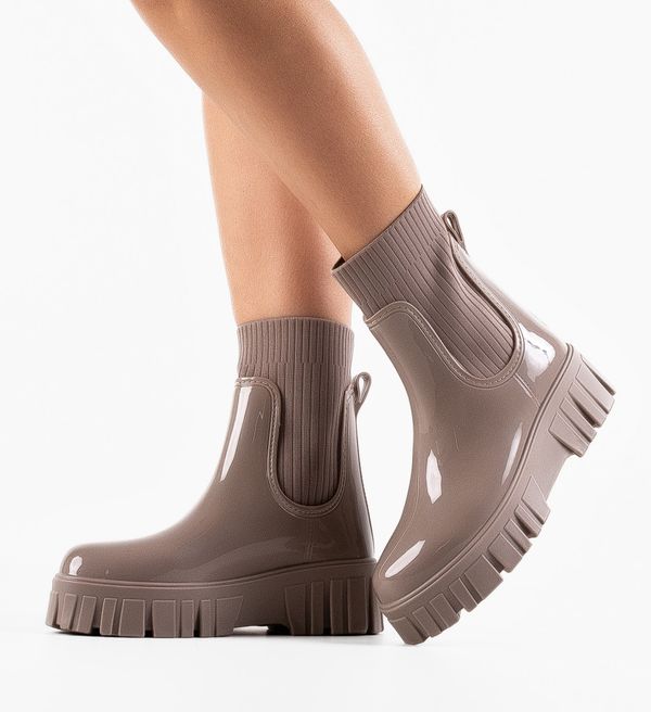 Wow Shoes Боти Chelse Бежов