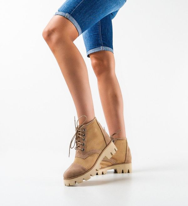 Exist Shoes Боти Dafase Бежов