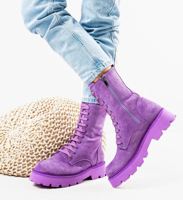 Wow Shoes Боти Darke Лилав