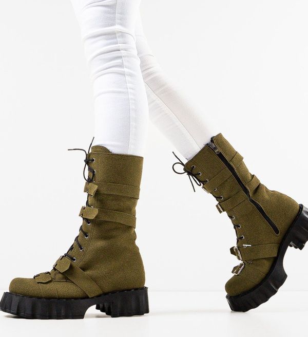 Exist Shoes Боти Denoj Каки