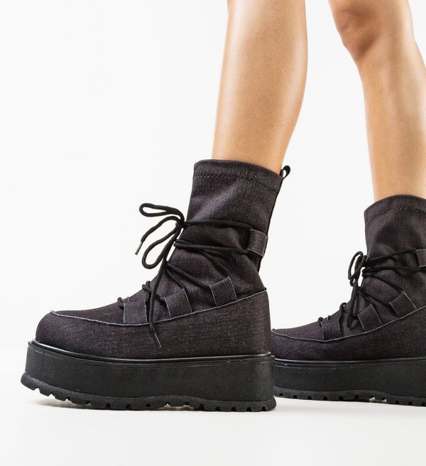 Wow Shoes Боти Doral Черни