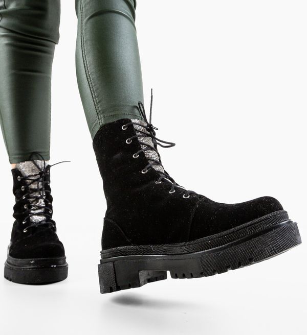 Exist Shoes Боти Fras 2 Черни