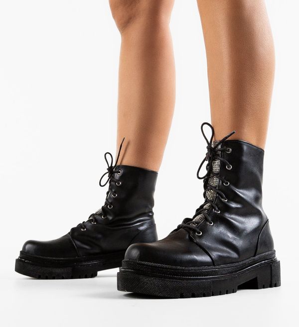 Exist Shoes Боти Fras Черни