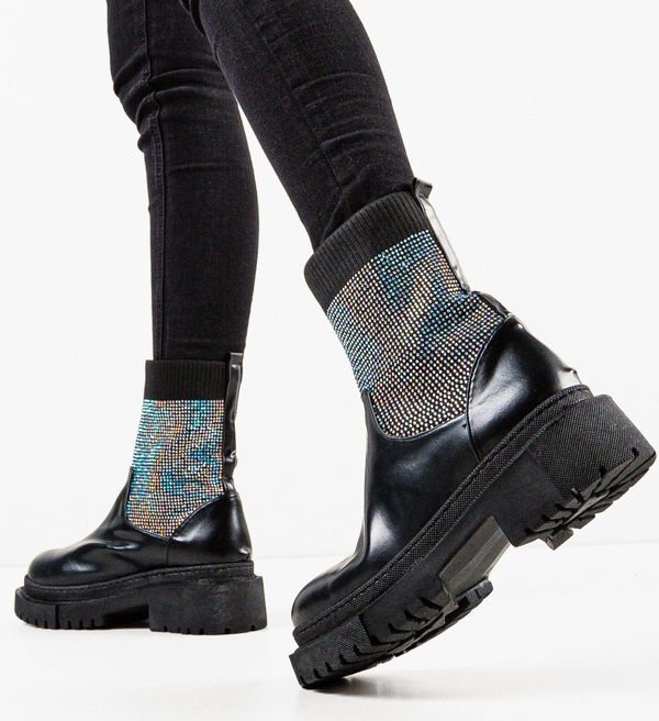 Exist Shoes Боти Hari Черни