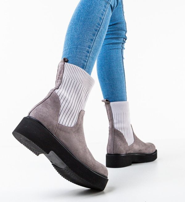 Exist Shoes Боти Hewa Сив