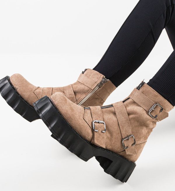 Exist Shoes Боти Ichigo Каки