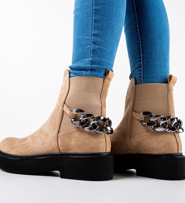 Exist Shoes Боти Jerby Бежов