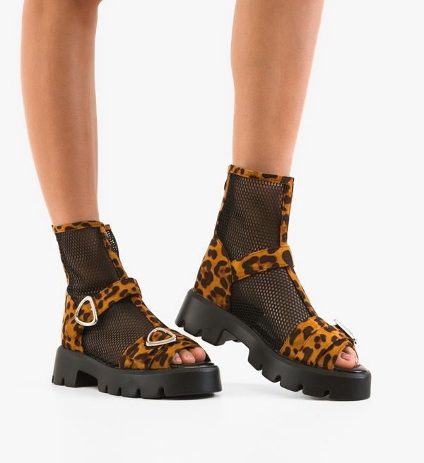 Mei Боти Kaxo Анимал принт