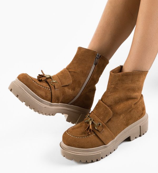 Exist Shoes Боти Kladia 3 Камел