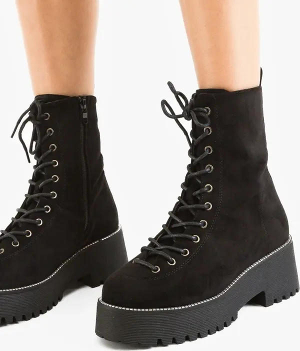 Carolie Боти Lanun Черни