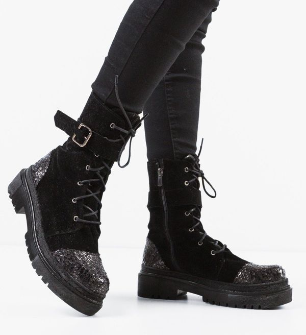 Exist Shoes Боти Magra Черни