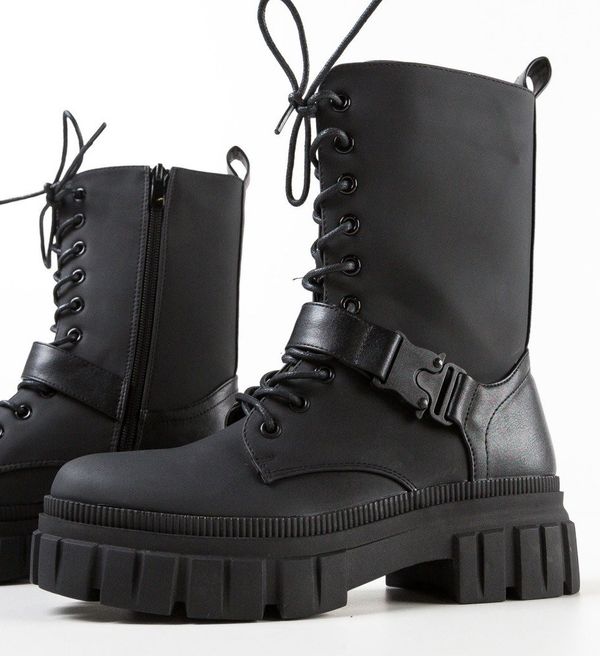 Exist Shoes Боти Orzyn Черни