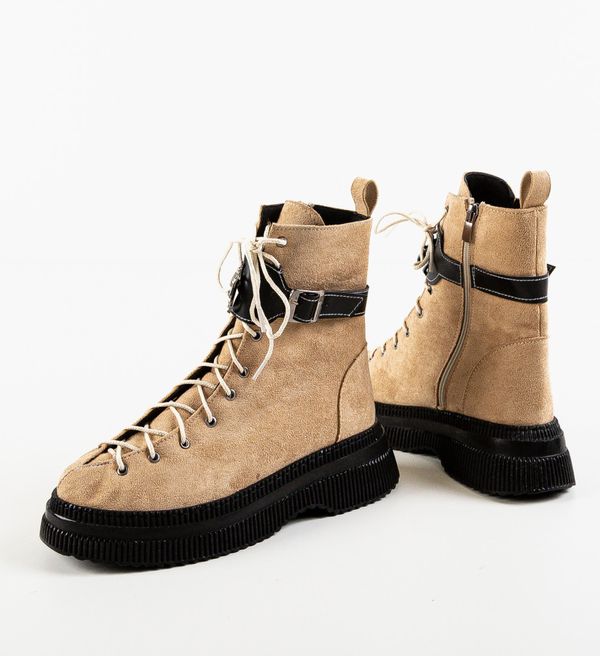 Wow Shoes Боти Oset Бежов