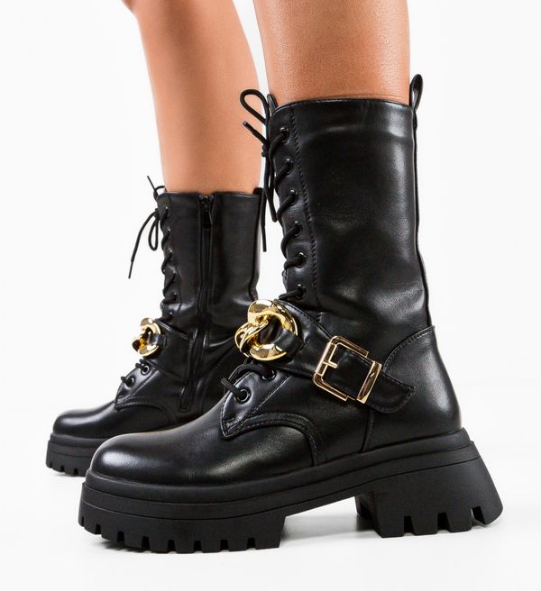 Carolie Боти Scarlet Черни