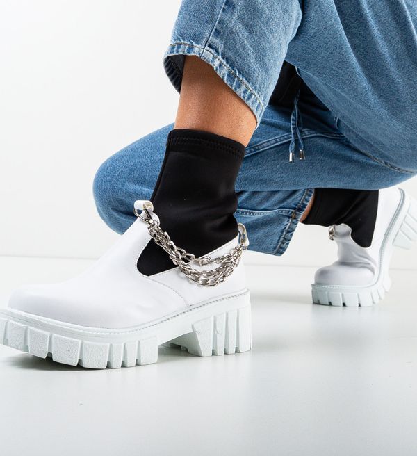 Wow Shoes Боти Sinaia Бели