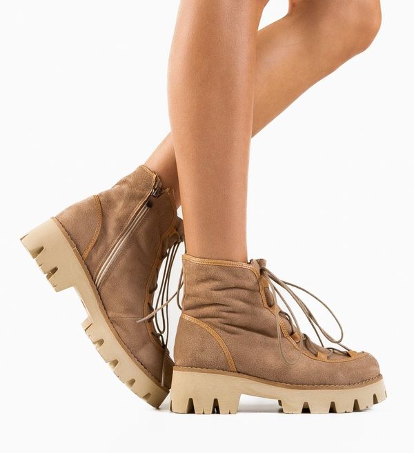 Exist Shoes Боти Skip Бежов