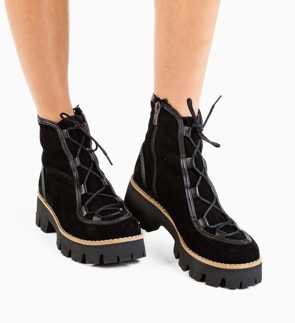 Exist Shoes Боти Skip Черни