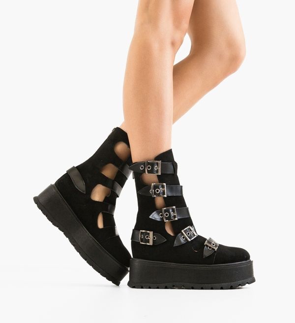 Wow Shoes Боти Stripe 3 Черни