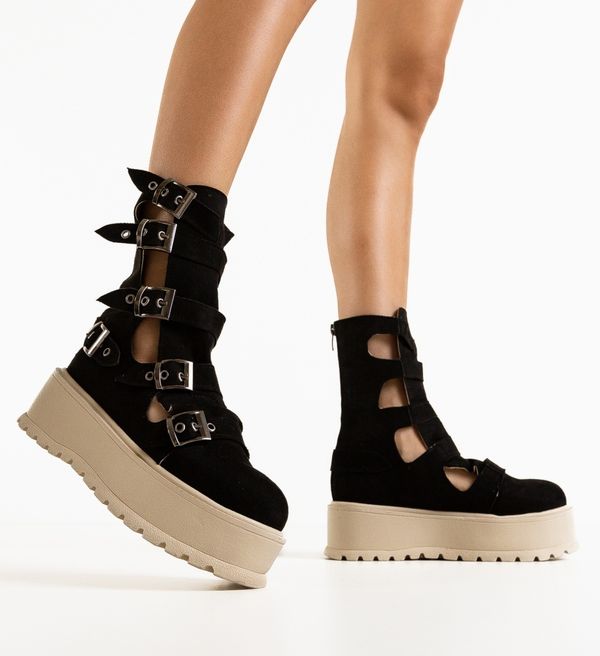 Wow Shoes Боти Stripe Черни