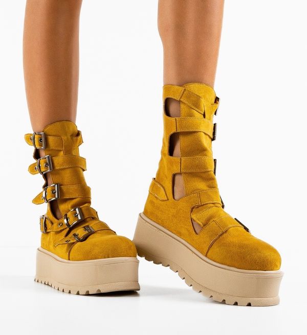 Wow Shoes Боти Stripe Жълти