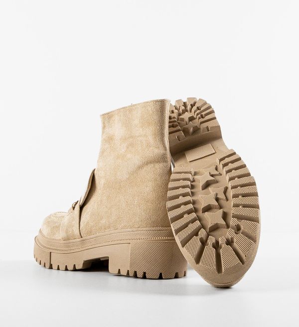 Exist Shoes Боти Yrae Бежов