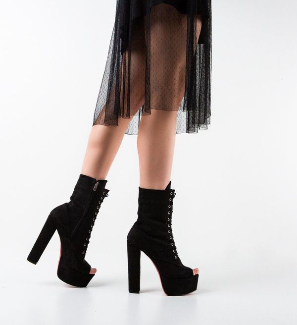 Exist Shoes Ботини Daxing Черни