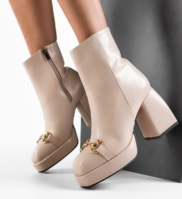 Exist Shoes Ботини Fersace Бежов