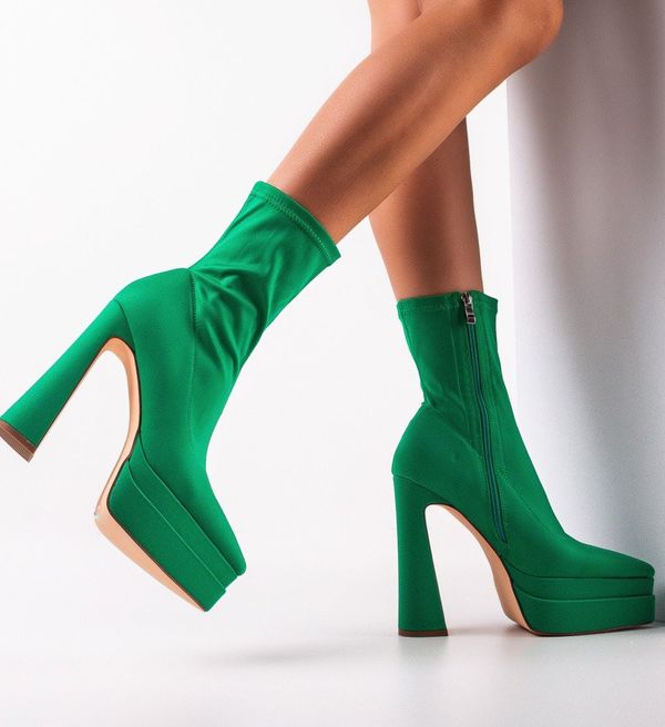 Exist Shoes Ботини Grab Зелени